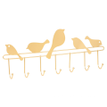 Wholesale Kitchen Storage Rack Nordic Modern Wall Mounted Craft Metal Hanging Bird Hanger Wrought Iron Coat Key Hooks